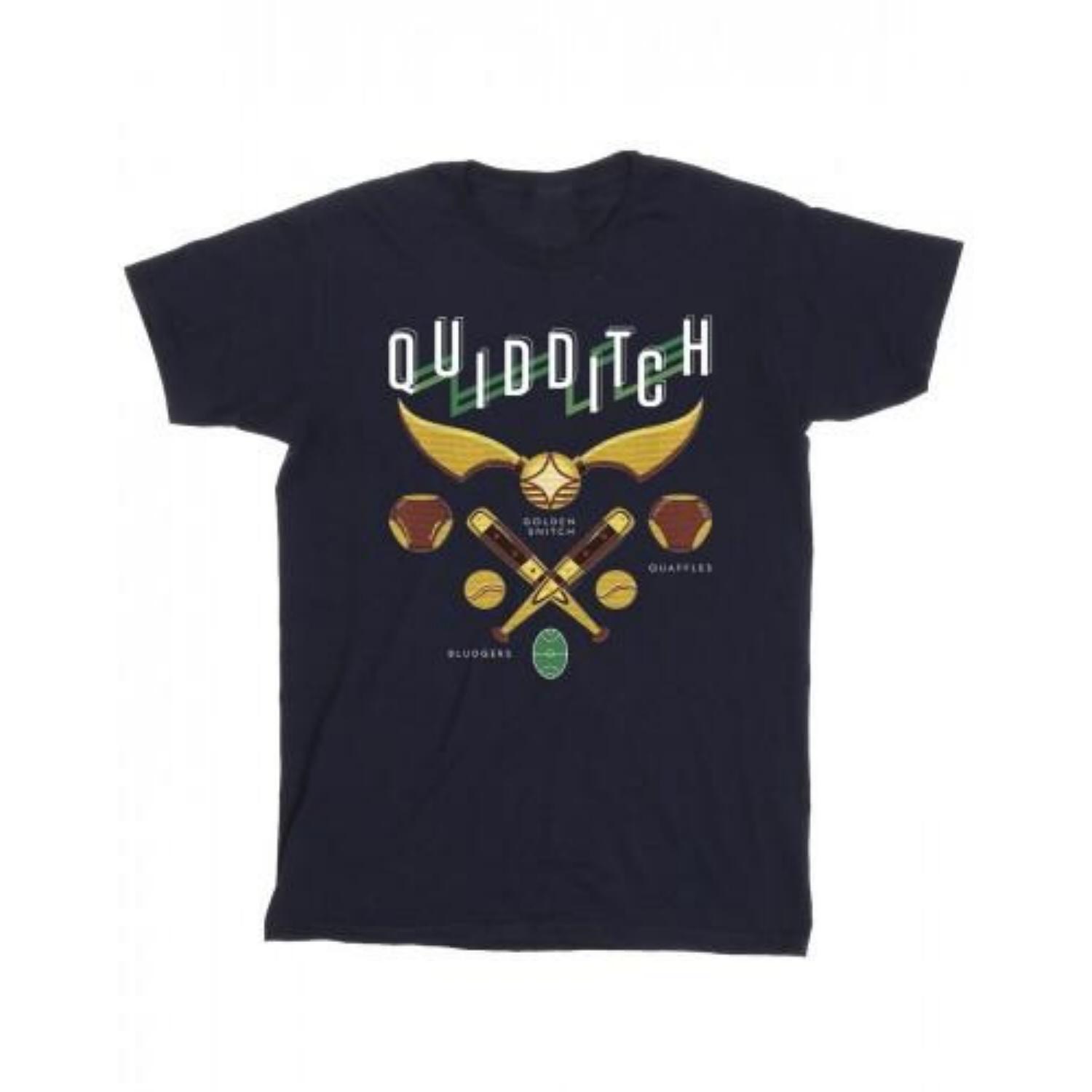 HARRY POTTER Mens Quidditch Bludgers Quaffles T-Shirt S