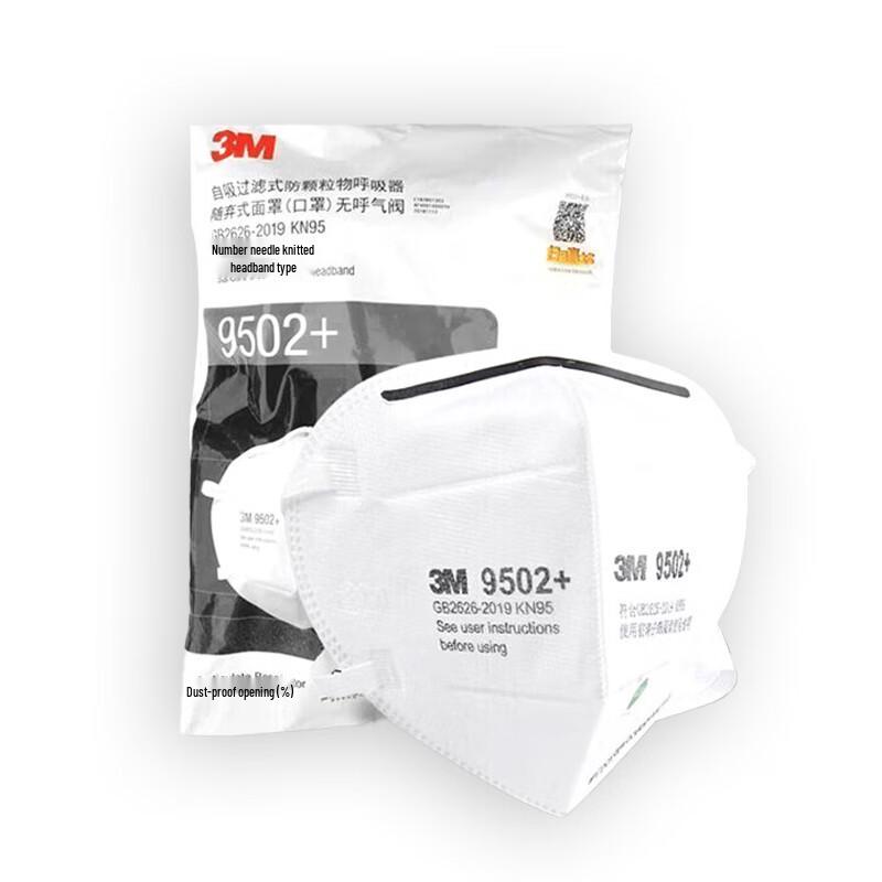 3M KN95 9502+ Particulate Respirator Mask