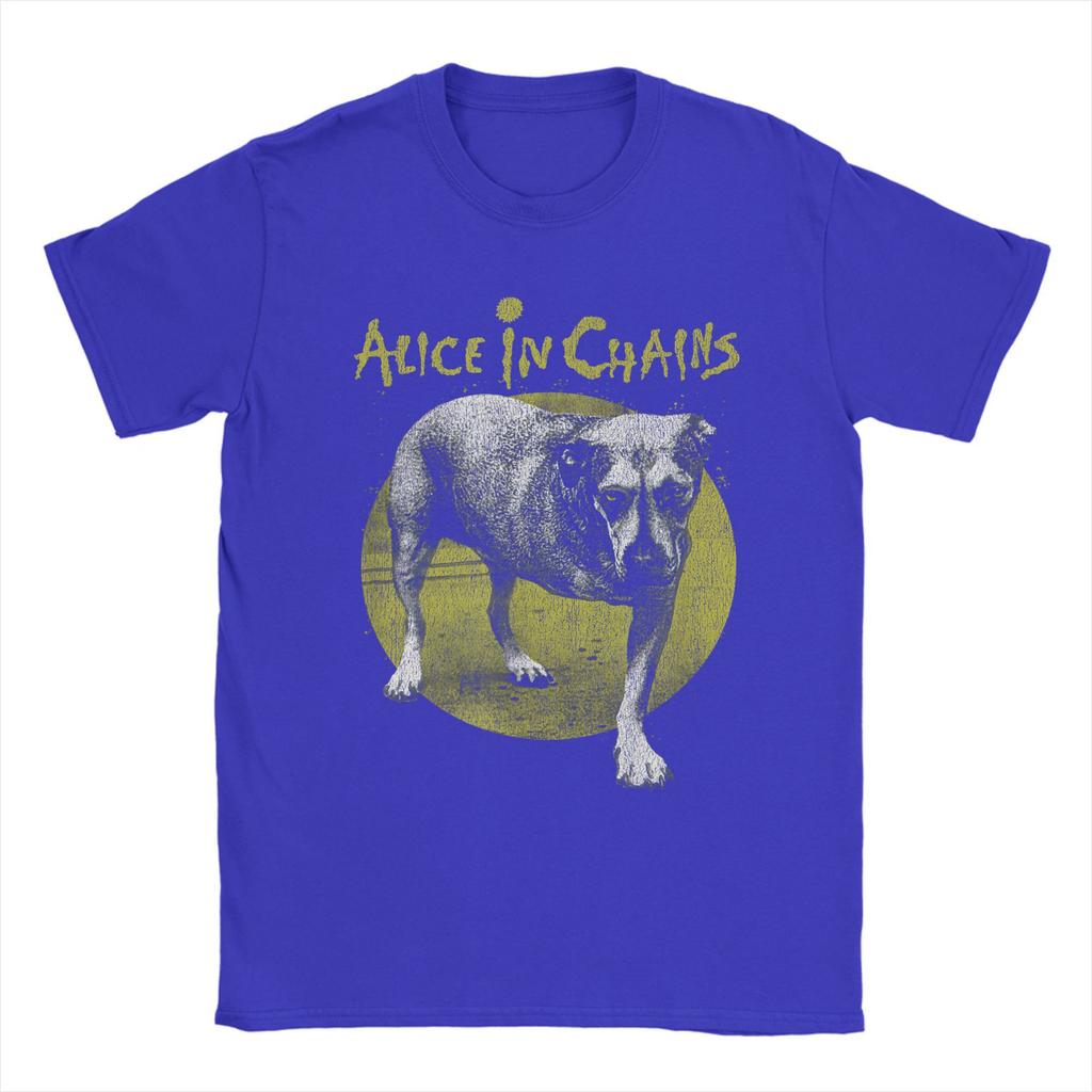 Πρωτότυπα μπλουζάκια Alice in Chains Band Dog Ανδρικά Μπλουζάκια με Στρογγυλή Λαιμόκοψη Βαμβακερά Μπλουζάκια Μουσική Heavy Metal Κοντομάνικα Μπλουζάκια Μεγάλα Μεγέθη Ρούχα