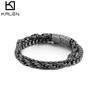 Retro Titanium Steel Bracelet, Personalized Double Layer Stainless Steel Bracelet Men'S Bracelet Jewelry
