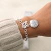Bracelet Fashion Personality Key Bracelet Diamond Set Peach Heart Bracelet Bracelet Female