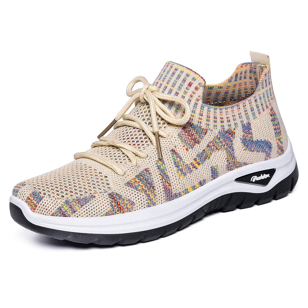 Tennis Shoes for Women Running Sneakers Non Slip Walking Sneakers Gym Workout Athletic Sport Casual Shoes Women's Breathable Work Knitted Shoes