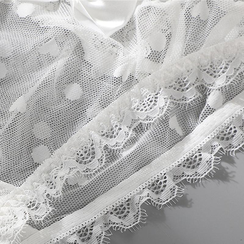 CINOON Talie înaltă Chiloți din plasă uimitor din dantelă Lenjerie sexy pentru femei Lenjerie transparentă scobită Arc G șiruri Intimate