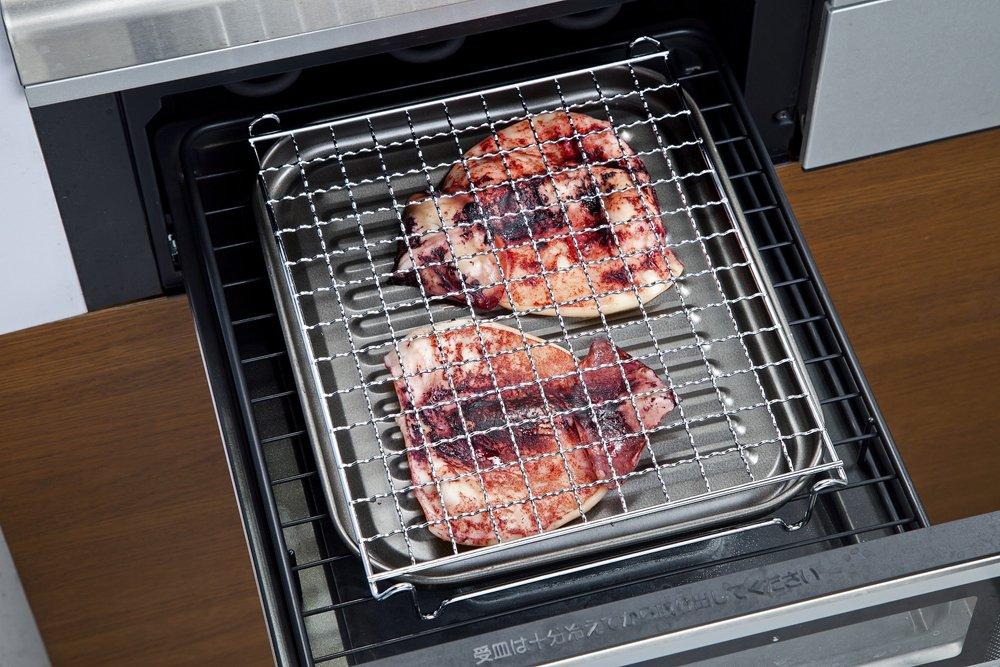 Takagi Metal Grilling Grate and Tray Set for Grilling (GK-BS)