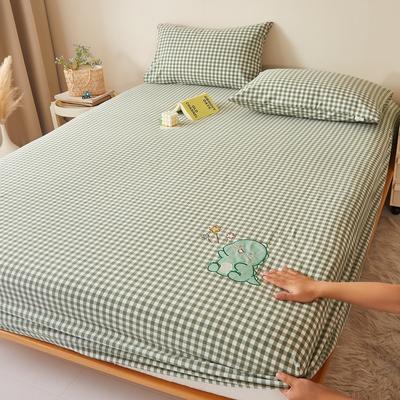 Cotton Yarn-dyed Washed, Cotton Children's Bed Fit, Single Sheets, Bed Bags, Cotton Bedspreads, Lattice, Solid Color