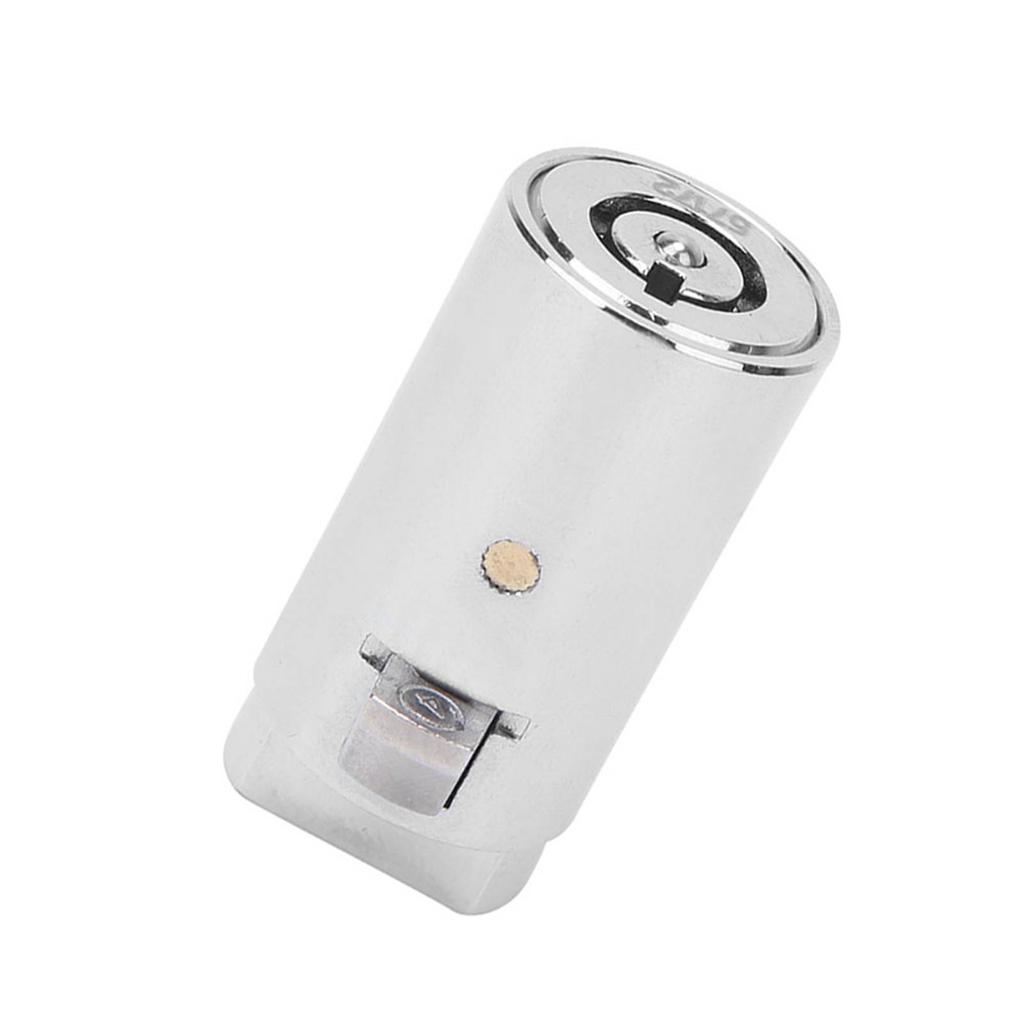 Zinc Alloy Chrome Color Single Opening Key Vending Machine Lock Cylinder for Automatic Selling Machi