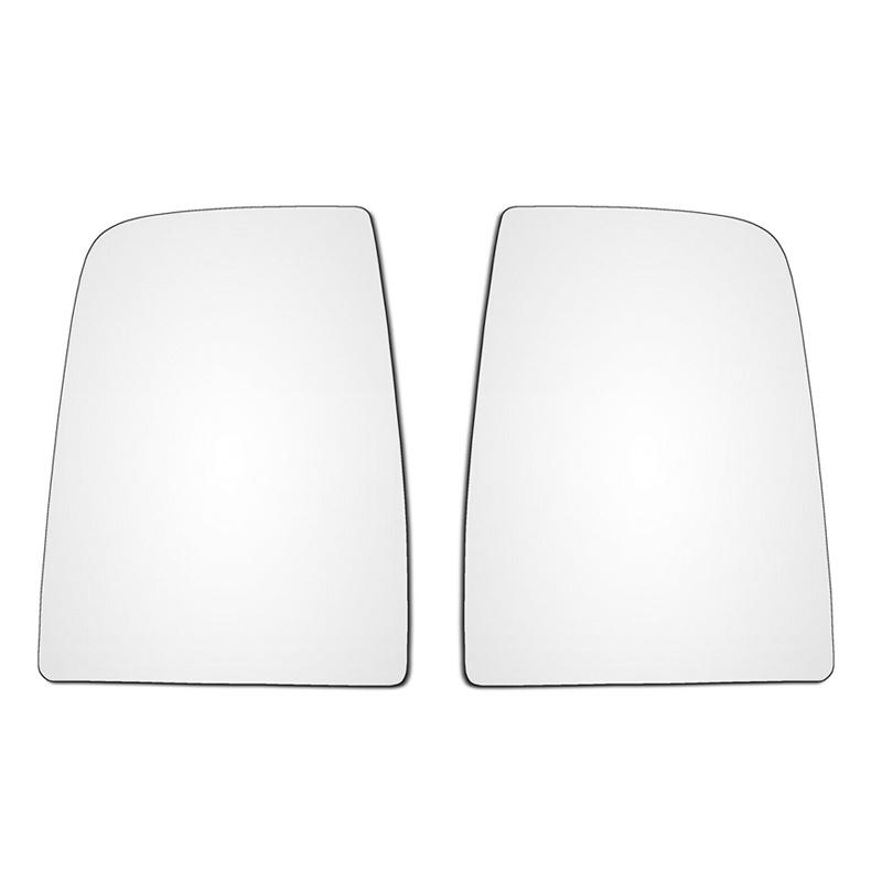 Pair Car Left/Right Rear View Mirror Glass Unheated Upper Side Rearview for Ford Transit MK8 2014-2020