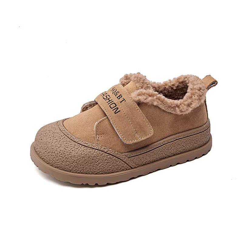 Pantofi Copii Stil Nou Iarnă Cald Talpă Moale Casual Pantofi cu Blană Trendy Versatil Îmbrăcăminte Exterioară Antiderapant Pantofi din Bumbac Zapatos De Niña