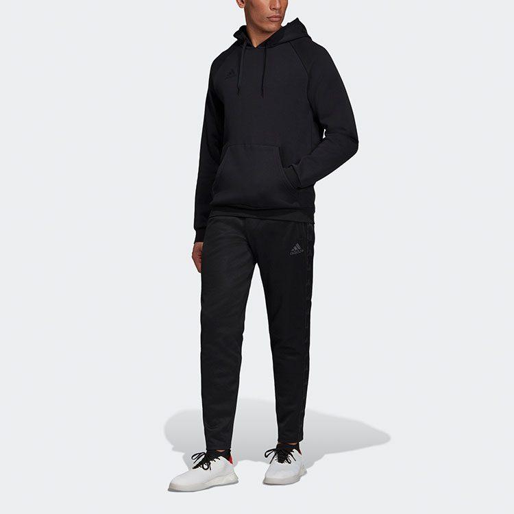 adidas Sweatshirts Men's Black Hooded Moderate Regular DY5821