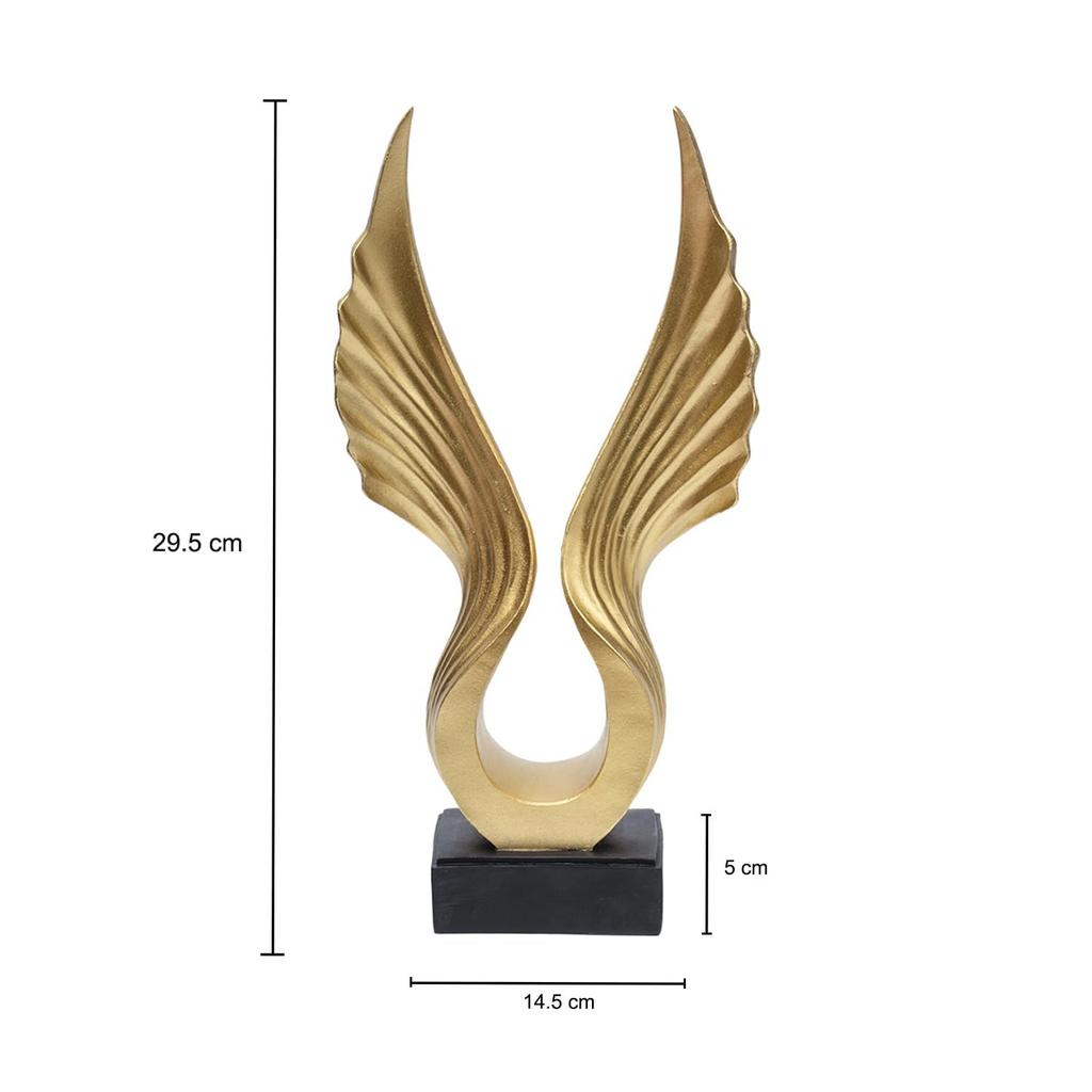 Decorative Wings Statue for Home & Office Décor Centerpiece for Table Decoration | Showpiece for Living Room, Bedroom, and Study Deskd