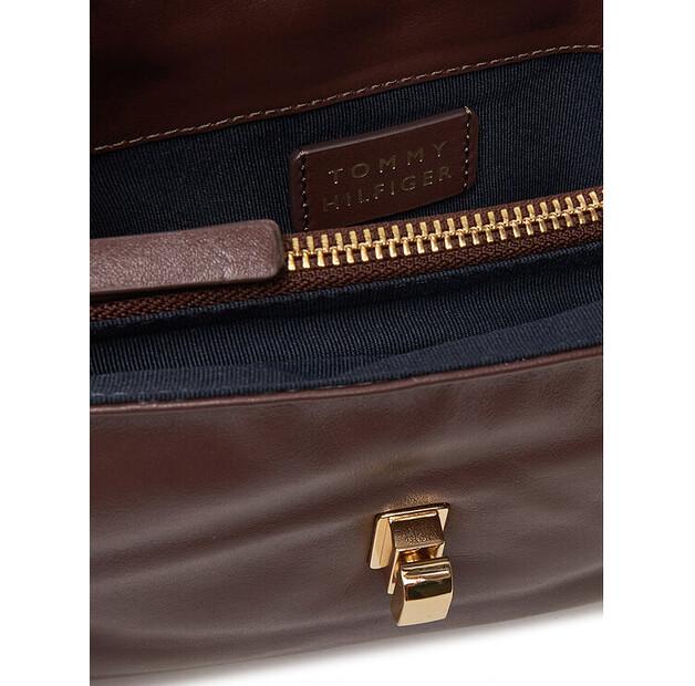 Bag Tommy Hilfiger Tommy Hilfiger Soft Leather Conv Crossover AW0AW17638 Brown