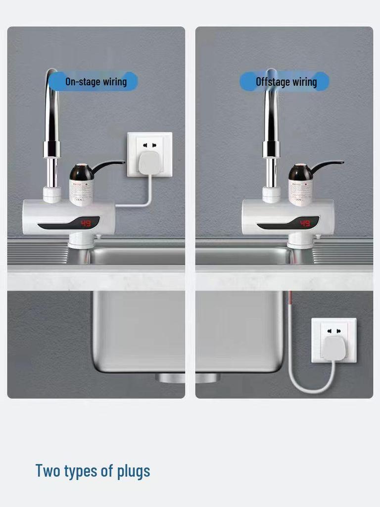 Dual-Use Instant Electric Hot Water Faucet for Kitchen & Bathroom