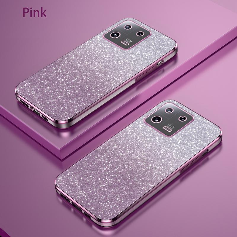 For Xiaomi 13 Case Bling Luxury Electroplate Glitter Phone Case For Xiaomi 13 Lite 13 Pro Shockproof Soft Bumper Clear Cover