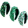 Festival Irish Themed Knot Hairband for Saint Patrick's Day Celebration Comfortable Stylish Headwear Accessory