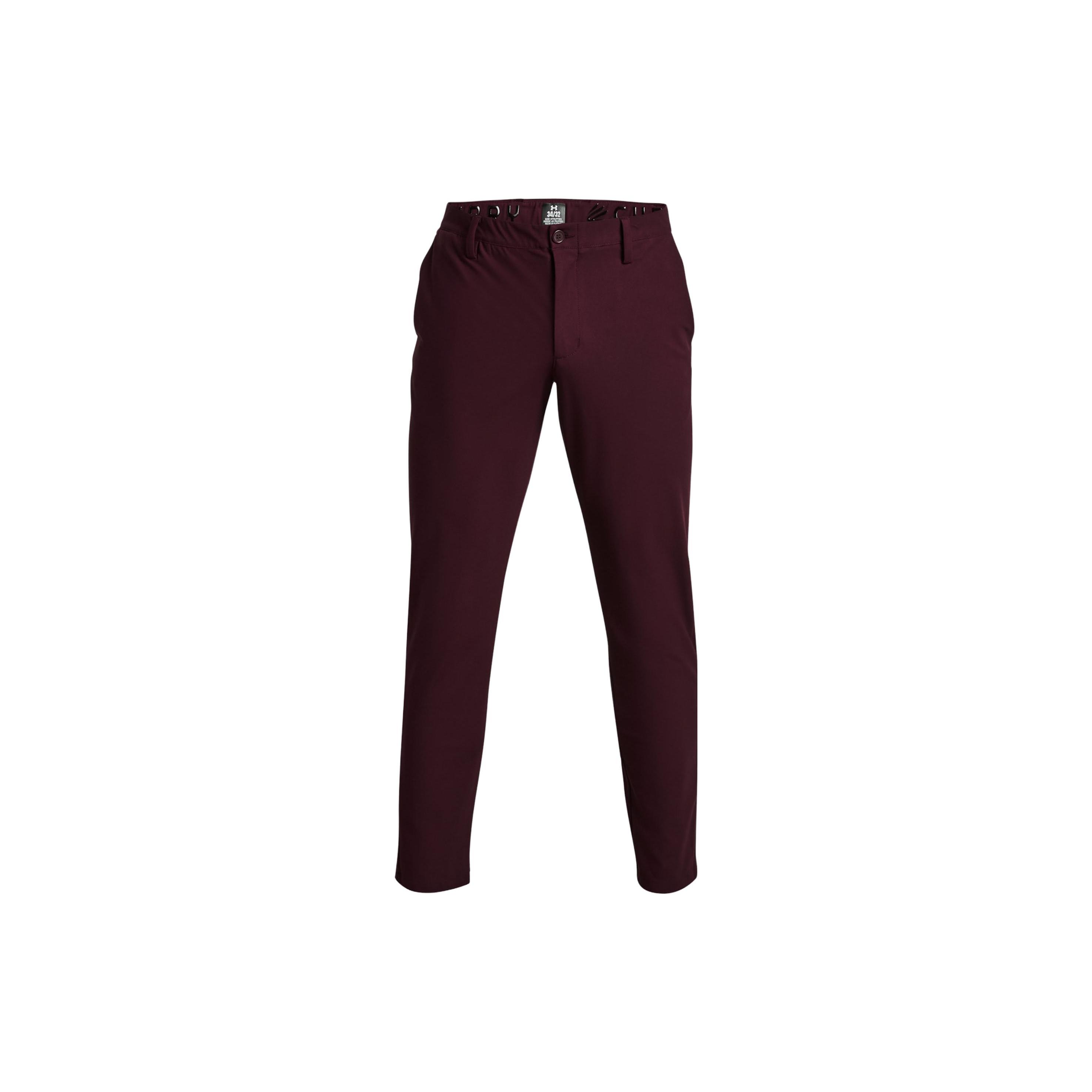 Under Armour Casual Pants Men`s Burgundy