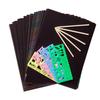 Scratch Paper Art Set Rainbow Magic Scratch Paper 50 PCS for Kids Black Scratch It Off Art Crafts