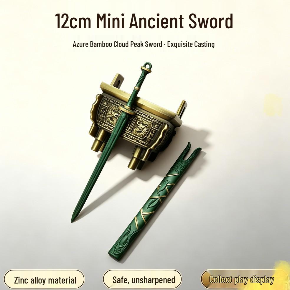 Large Alloy Ancient Fen Ji Sword Model - Decorative Film & TV Prop Collection Ornament