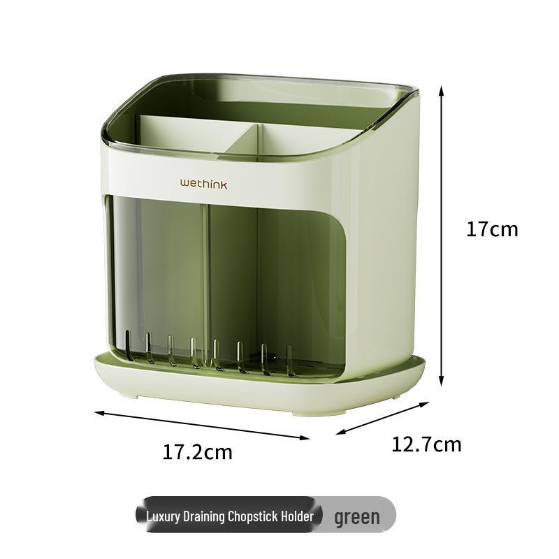 

Напольный кухонный цилиндр для палочек с подставкой для сушки