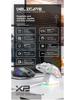 Attack Shark X2PRO RGB Luminous Wireless Bluetooth Transparent Gaming Mouse with Screen