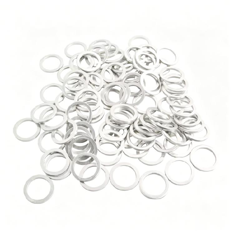 10Pcs Strong Zinc Alloy Oil Drain Gasket Oil Pan Plug Washer 90430-18008 Replacements Compatible Automotive Cars