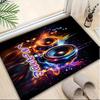 1PC Custom Name Music Night Party Theme Floor Mat Ideal for Living Room, Game Rooms, Office, Bedroom,Floor Mat Playful Design