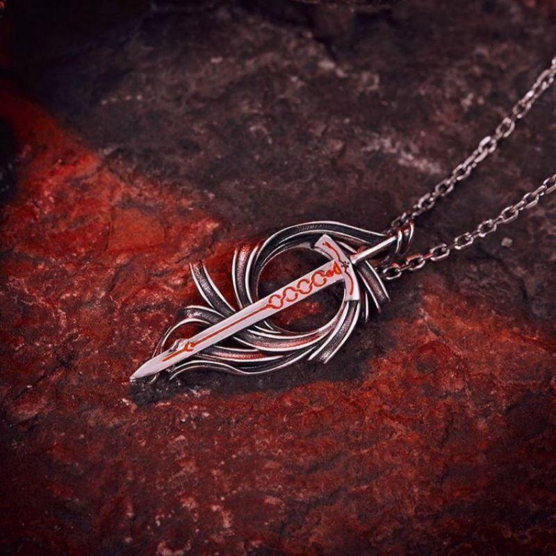 

Anime Fate Stay Night Saber Alter S925 Silver Customization Ring Jewelry Cosplay Party Accessories resizable