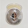 1PC Ethereum Bitcoin Virtual Commemorative Coin Metal Gold-plated Silver Commemorative Badge Exchange Gifts Advertising Gifts