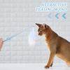 3Pcs Cat Wand Interactive Teaser Stick Bell Plume Multifunctional Cat Engaging Play Fishing Pole for Indoor Cats Self-Activity