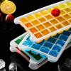Food Grade Pp Ice Cube Mold Trays 36/72/144 Ice Cube Trays Reusable Ice Tray With Lid Super Easy Release Ice Cube Molds