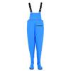 Unisex Kids Fishing Waders Adjustable Buckle Straps Jumpsuit Water Resistant Overalls Non Slip Boots