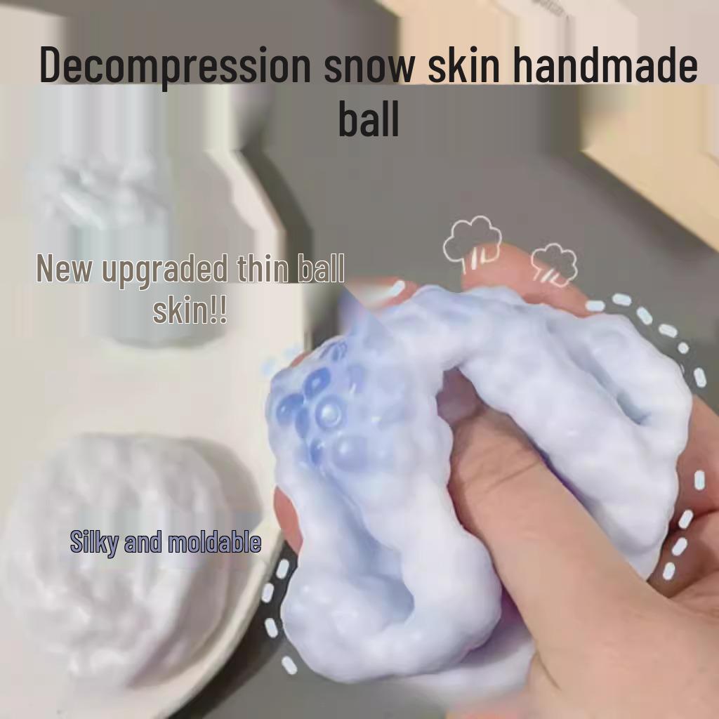 

Ultra-Thin Soft Ice Skin Decompression Toy: Noisy Squeeze Ball