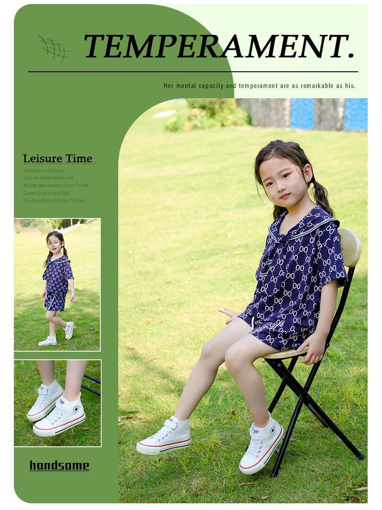 Kids' High-Top Canvas Shoes: Korean Style Spring Shoes for Boys and Girls