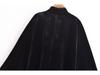 2024 Winter Women's European & American Style Velvet Cloak Coat