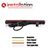 ZAG1 2PCS For Honda Accord 8 MK8 Saloon 2008-2015 EU Acura TSX Sedan 2009-2014 Version Car LED Rear Bumper Reflector Light Brake Lamp