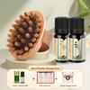 Universal Slimming Gua Sha Massager: Body & Legs Wooden Brush with Therapy Comb and Soft Cushion
