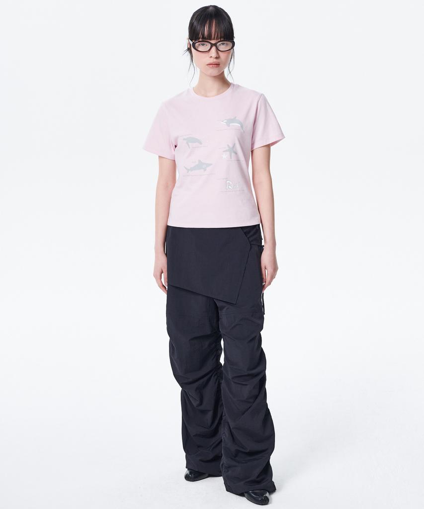 Leoninghai Marine Life H/S Tee [Pink]