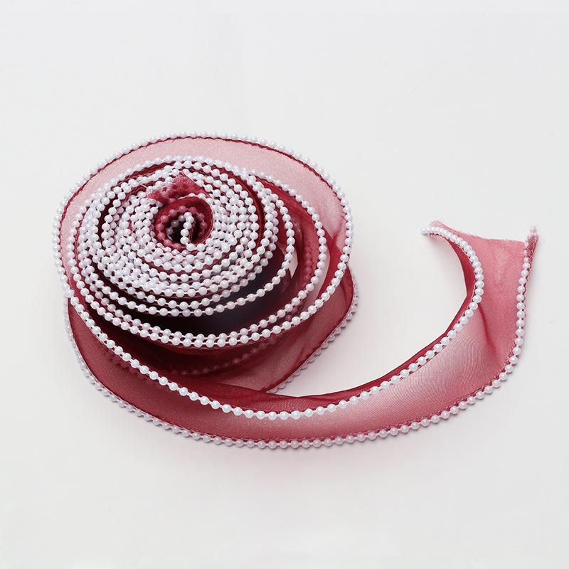 Coreless Iridescent Fishtail Satin Ribbon for Bouquet Packaging