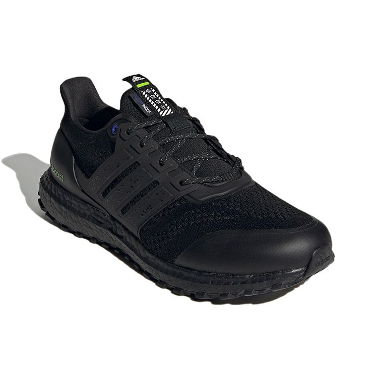 Adidas UltraBoost DNA Guard Black Semi Solar Green Unisex Sneakers Core-Black H03603