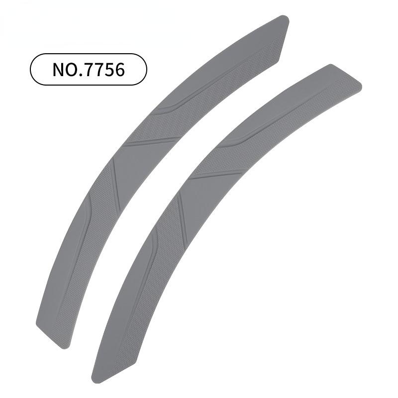 Car Bumper Strip Anti-collision Wheel Eyebrow Silicone Glue Sticker Auto Bumper Protector Car Decoration