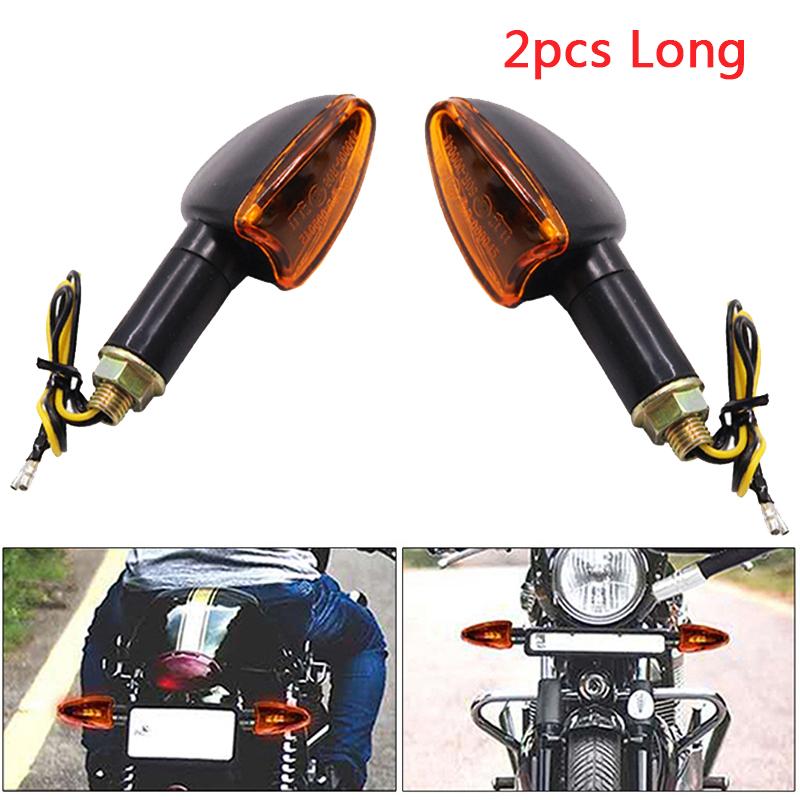 Universal Motorcycle Halogen Turn Signal Light Motorcycle Blinker Lights 12V 10mm Turn Signal Lamp For Honda For YAMAHA