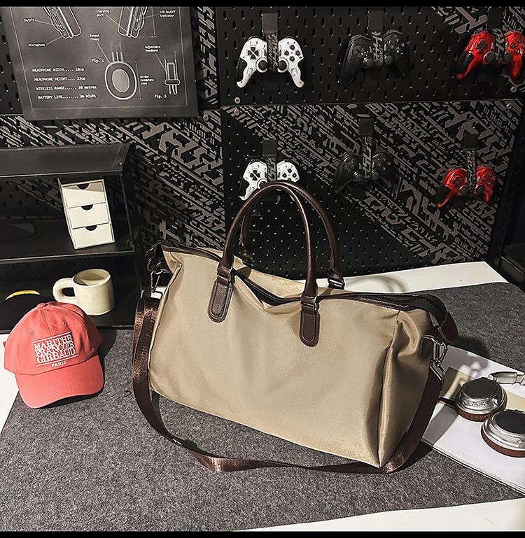 New Niche Fashion Temperament Tote Bag Women's Portable Travel Bag Large Capacity Pu Nylon Bag
