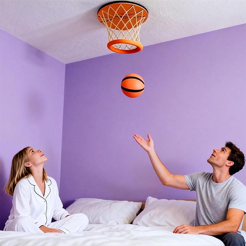 Portable Hanging Indoor Basketball Hoop Novel Practical Mini Basketball Goal for Children Room Door Wall Sports Game Toy Gift