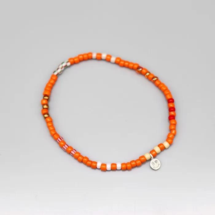 Bonbo Smile Mini Charm Color Mix Layered Bracelet