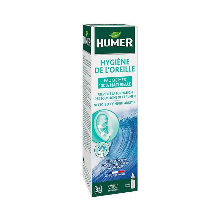 Humer Hygiène De l#039;Oreille 100% Naturel Spray Dès 3 Ans 100ml