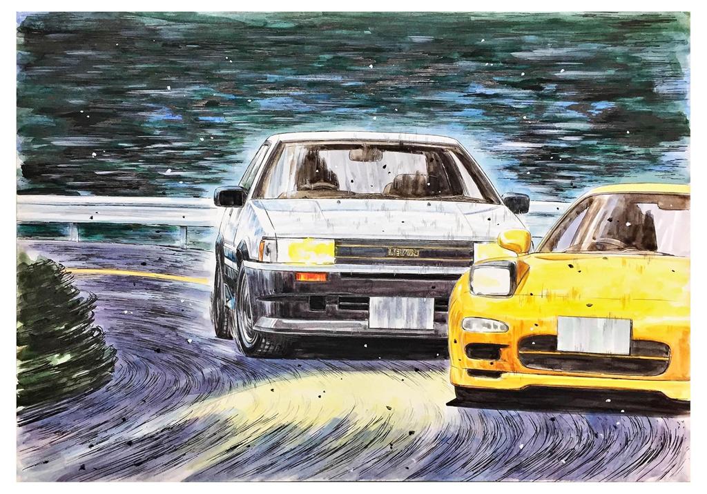 Fujimi Model Initial D Series Hachiroku Levin Wataru Akiyama Plastic Model ISD6 1/24 No.6 ISD-6