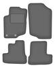 Velour Graphite Car Mats For: Peugeot 207CC Coupe, Cabrio (2006-2012)