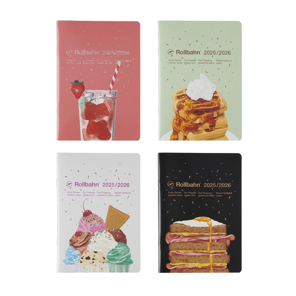 Delfonics Planner 2025-2026 Edition (Starts March 2025) Rollbahn Yummy B6 Monthly Planner (Waffle B)