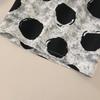 Women's Elastic Waist Polka Dot Cropped Wide-Leg Pants