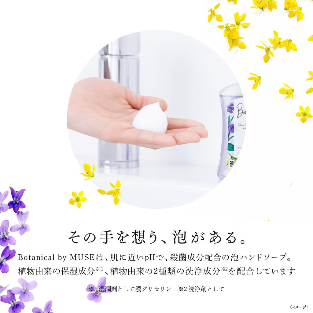 Muse Foaming Hand Soap Large 1800mL Refill, Botanical, Capacity,