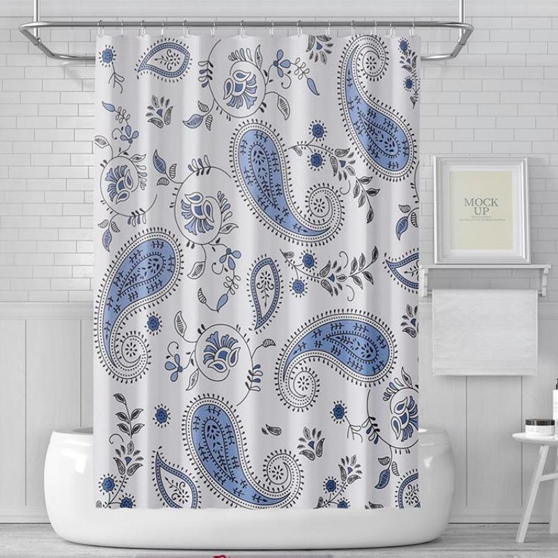 Bathroom Waterproof Shower Curtain Liner 180x180 PEVA Fabric 10 Colors